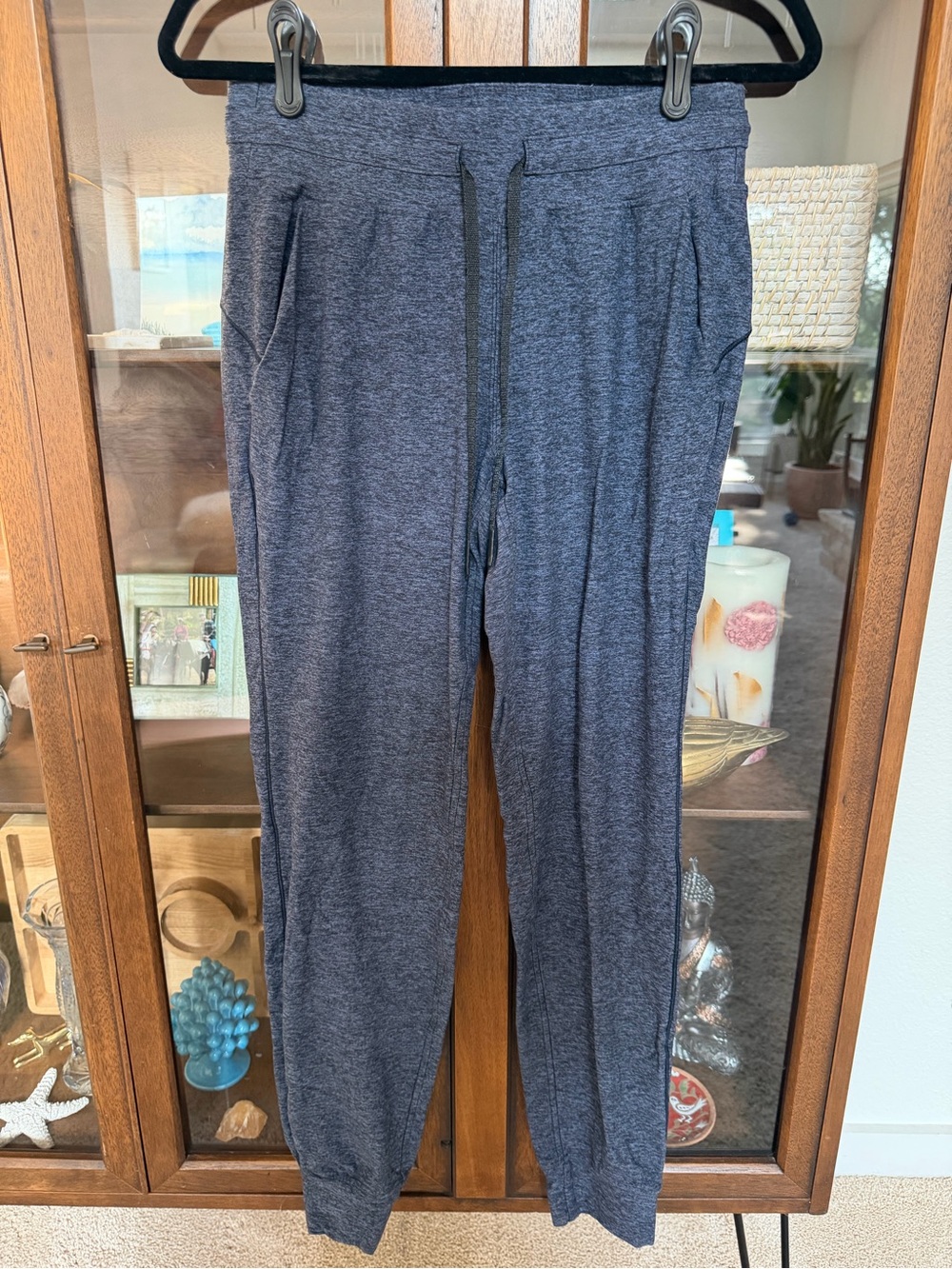 Lululemon Heathered Navy Jogger Pants